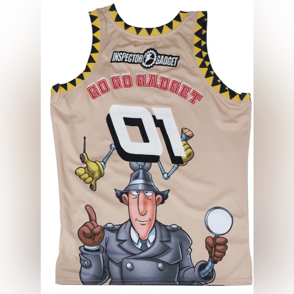 “Inspector Gadget” Headgear Classics Basketball Jersey - Picture 2 of 3